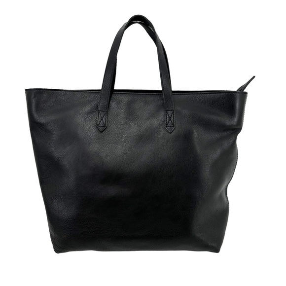 Madewell Black Leather Tote Bag - Picture 9 of 16
